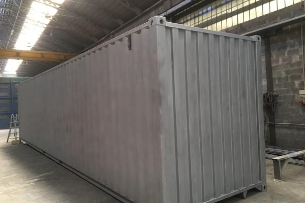 Sabbiatura container